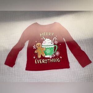 The Children’s Place size 2T Christmas shirt happy everything